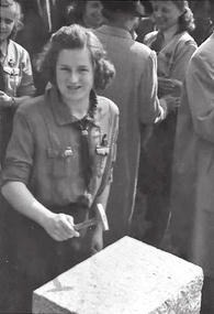 Miluška Zívrová; březen 1947 |<br>foto: archiv Jiřího Wasserbauera