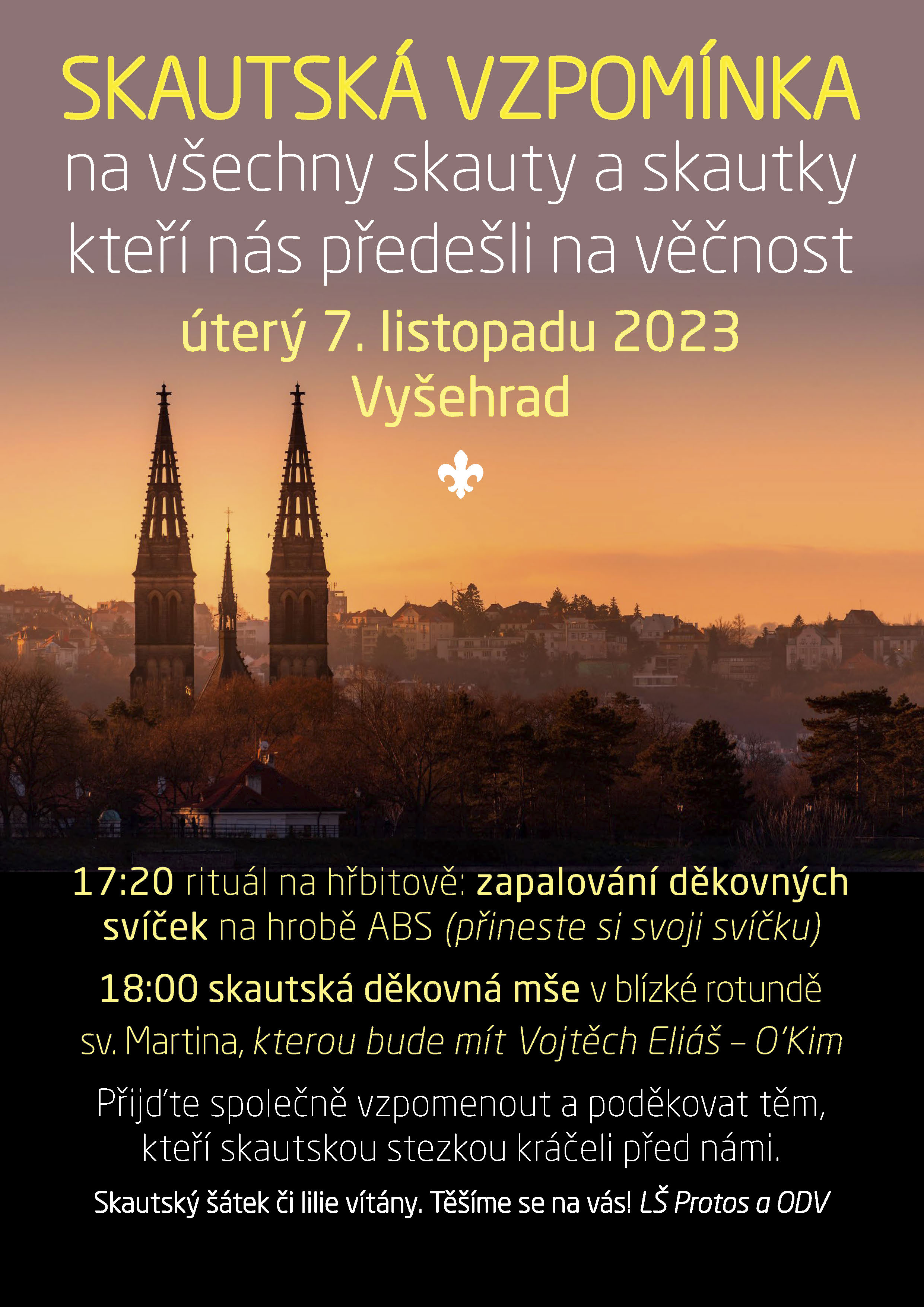 Skautská vzpomínka 2023 | repro: Lesní škola Protos